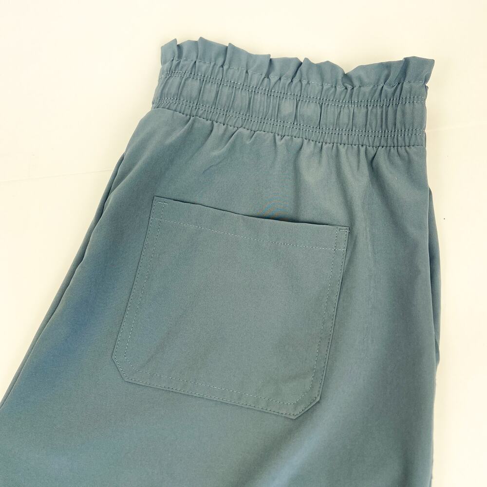 Danskin Paperbag Shorts Dusty Blue Size Medium - Picture 5 of 5